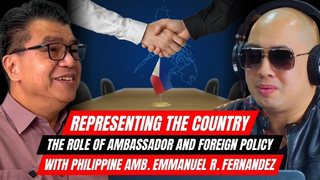 Philippe Soriano and Ambassador Emmanuel R. Fernandez
