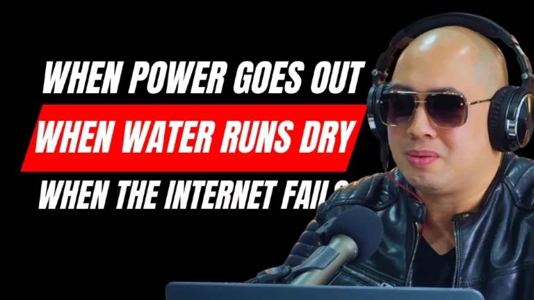 What If the Philippines Goes Dark? Blackout, No Water, No Internet